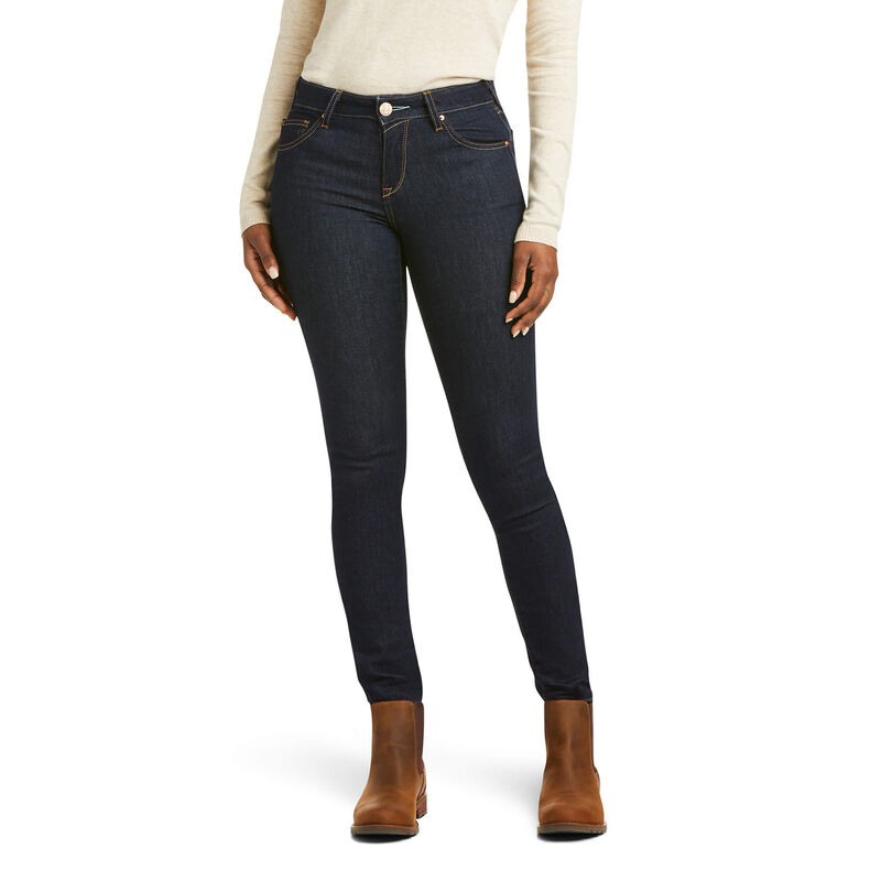 Ariat Jeans Damen - Ultra Stretch Perfect Rise Sidewinder Skinny DunkelBlau ( QWHTC-6359 )
